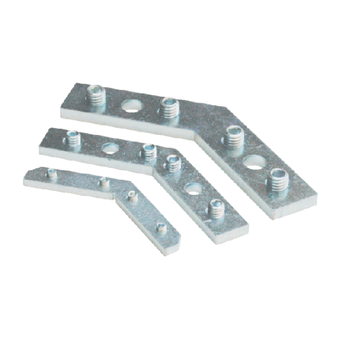 25x25 120° Angled Connection Parts Aluminium Profile