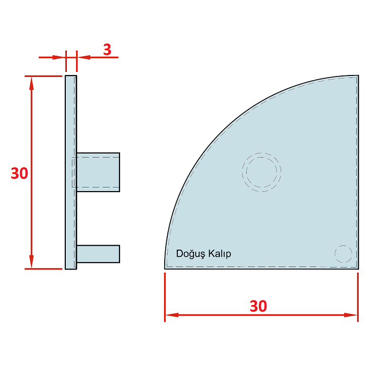HC Aluminum Profile End Caps / Cover Caps - I-Type Protective Caps For 30x30, 40x40, 40x80, 80x80, 160x16 Extrusions